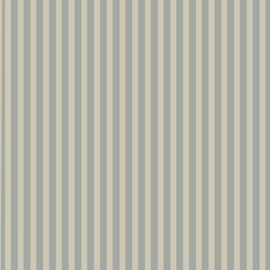 Simple Vintage Stripes Beige Blue Wallpaper