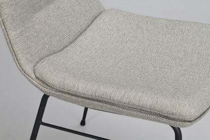 Juego de 2 sillas grises LOWELL 