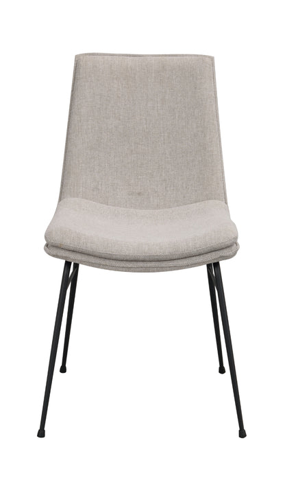 Juego de 2 sillas grises LOWELL 