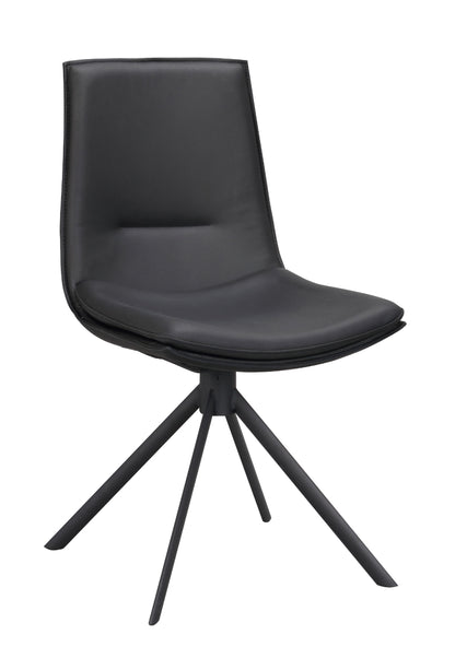 Rowico LOWELL Set of 2 Leather Swivel Chairs