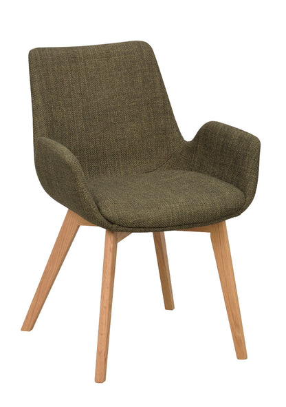 Rowico DRIMSDALE Green Set of 2 Armchairs