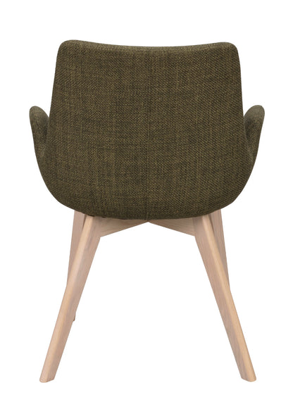 Rowico DRIMSDALE Green Set of 2 Armchairs