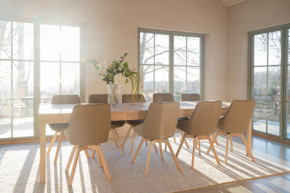 Rowico Gardner Dining Table, White Pigmented Oak, 200 to 300 cm