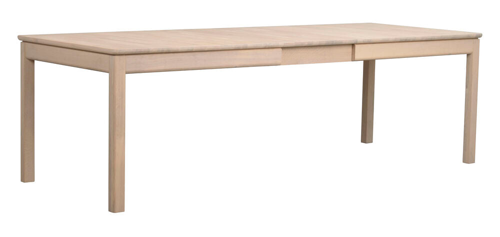 Rowico Gardner Dining Table, White Pigmented Oak, 200 to 300 cm