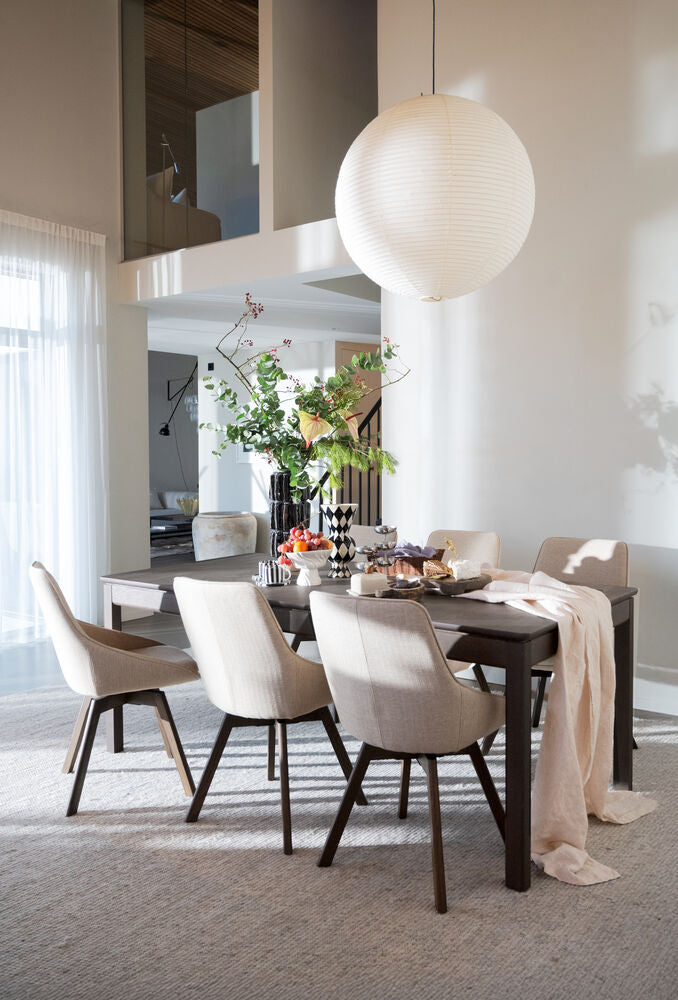 Rowico Gardner Dining Table, Brown Oiled Oak, 200 to 300 cm