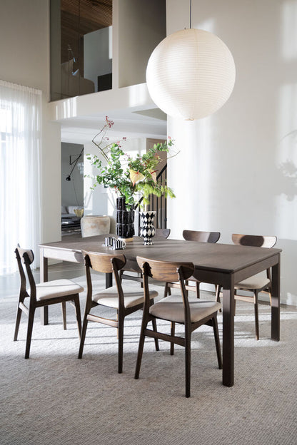 Rowico Gardner Dining Table, Brown Oiled Oak, 200 to 300 cm