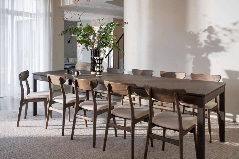 Rowico Gardner Dining Table, Brown Oiled Oak, 200 to 300 cm