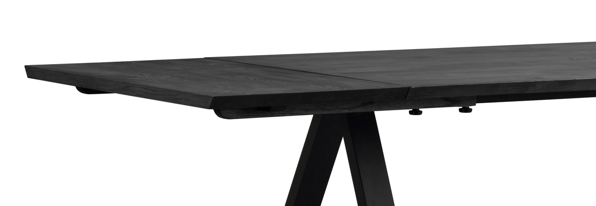 CARRADALE V-Leg Dining Table 220 to 320CM – Black oak / Standard 220 CM – 4