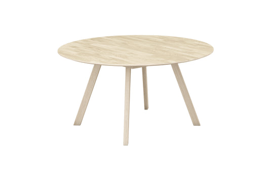 CASØ ELLIS Dining Table with Wooden Legs Ø140CM