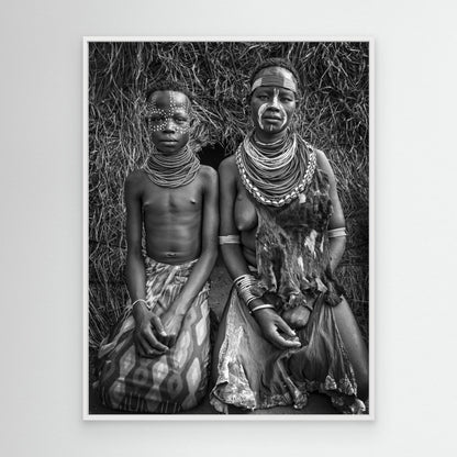 Two karo tribe girls (Omo Valley-Ethiopia) by Joxe Inazio Kuesta Garmendia