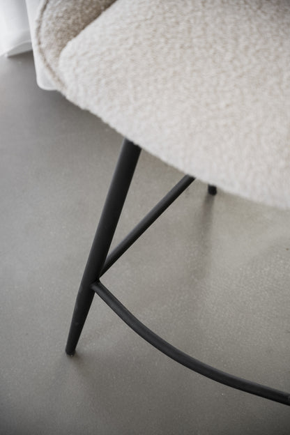 Sierra Bar Chair (2-Pack) – Beige Bouclé – 6