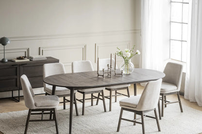 Rowico TYLER Oval Brown Oak Extending Table 170/210/250CM