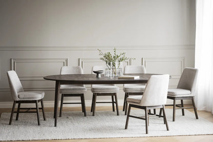 Rowico TYLER Oval Brown Oak Extending Table 170/210/250CM