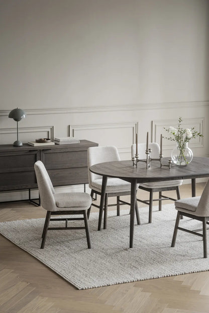 Rowico TYLER Oval Brown Oak Extending Table 170/210/250CM