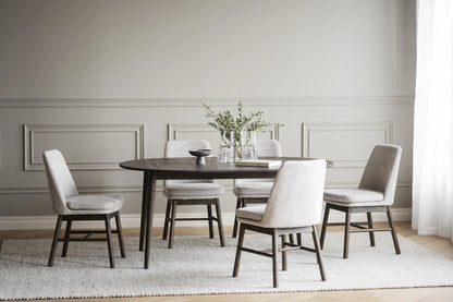 Rowico TYLER Oval Brown Oak Extending Table 170/210/250CM