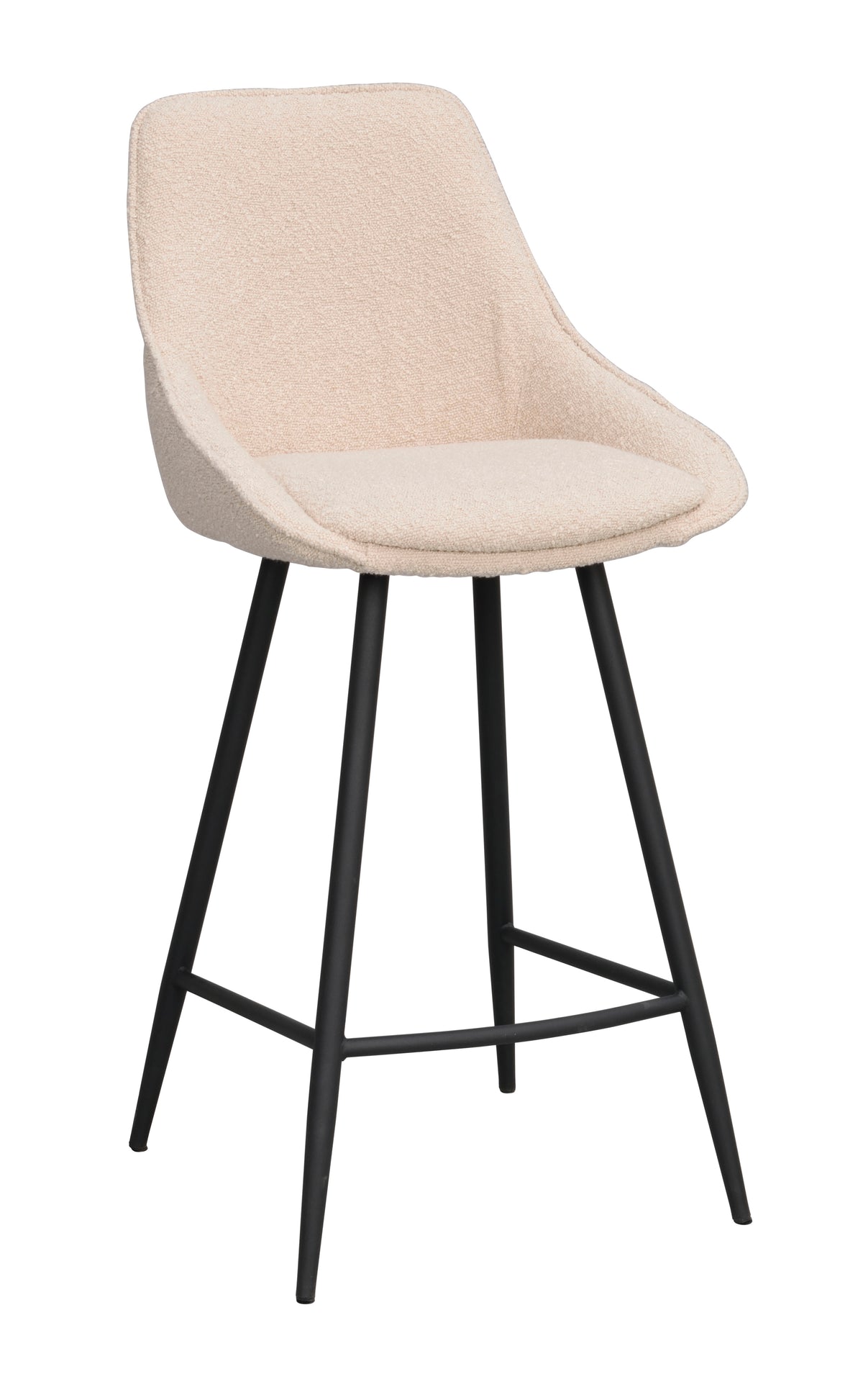 Sierra Bar Chair (2-Pack) – Beige Bouclé – 8