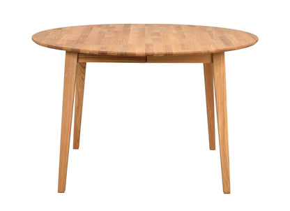 FILIPPA Round Extending Table 120CM/165CM/210CM – Standard Extending Table 120CM/165CM / Oak – 1