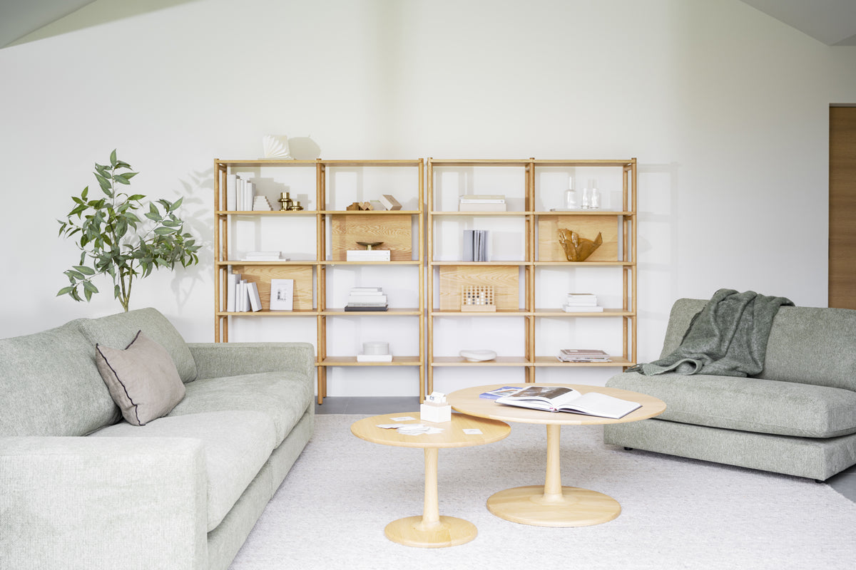 HOLTON Oak Bookshelf 140 CM – Oak – 7