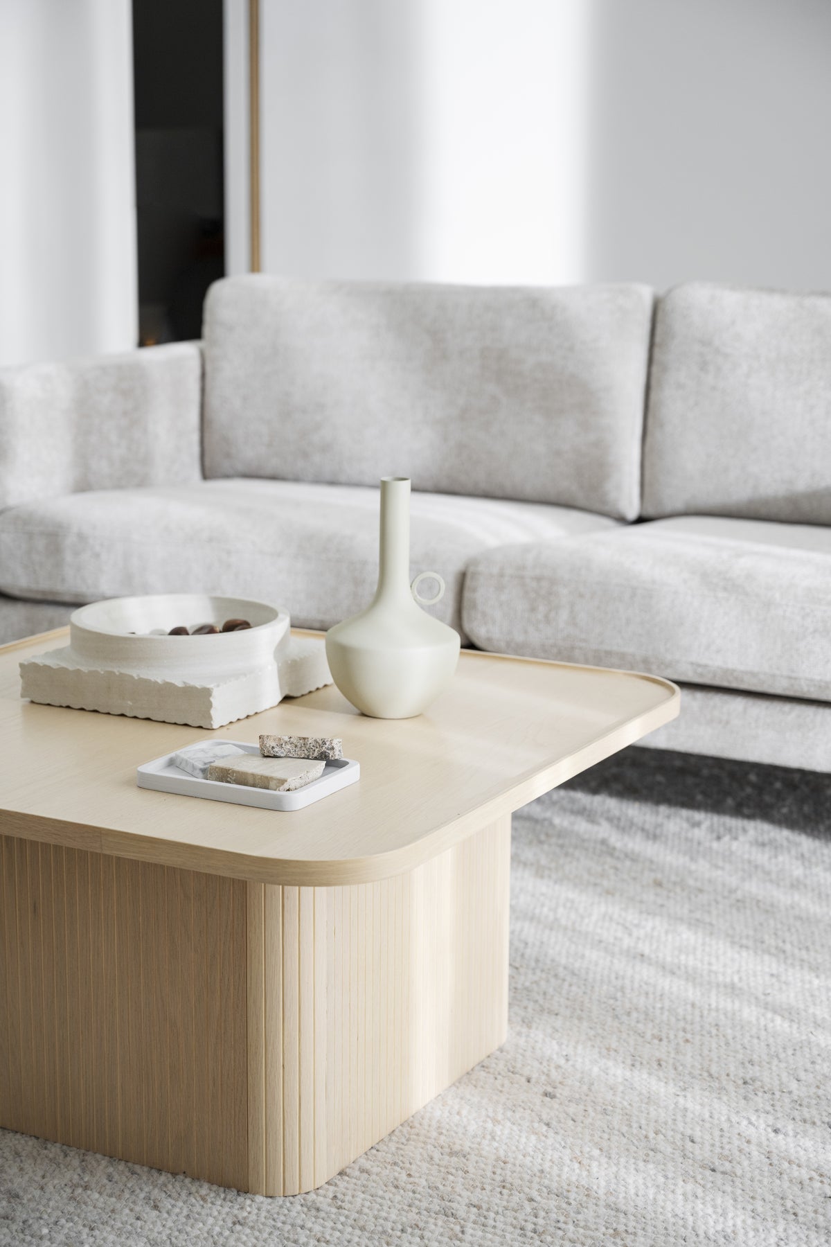 SULLIVAN Coffee Table 60CM & 80CM – Medium – 80 x 80 cm / Black Oak – 2