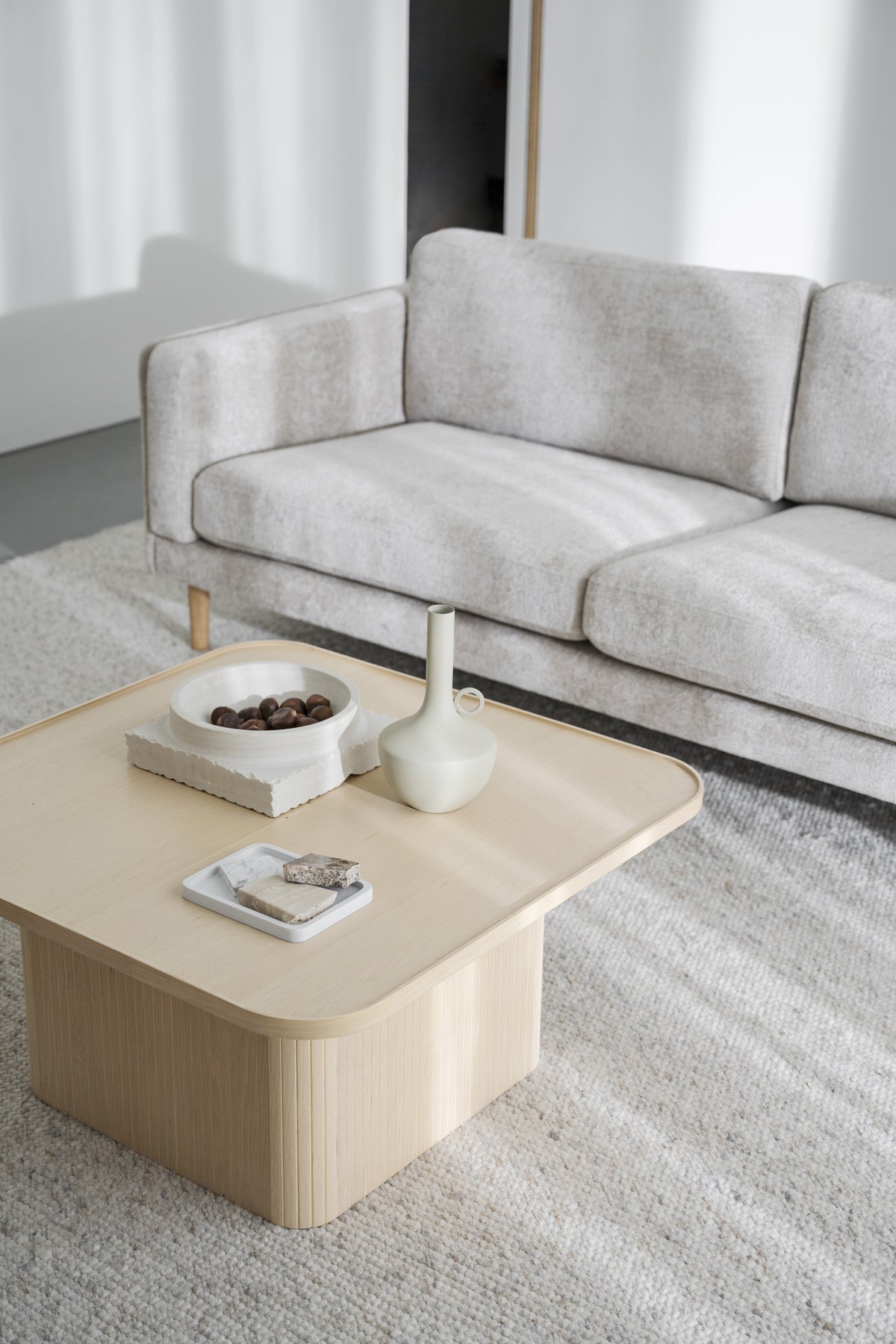 SULLIVAN Coffee Table 60CM & 80CM – Medium – 80 x 80 cm / Black Oak – 3