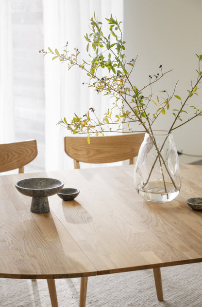 FILIPPA Round Extending Table 120CM/165CM/210CM – Standard Extending Table 120CM/165CM / Oak – 4