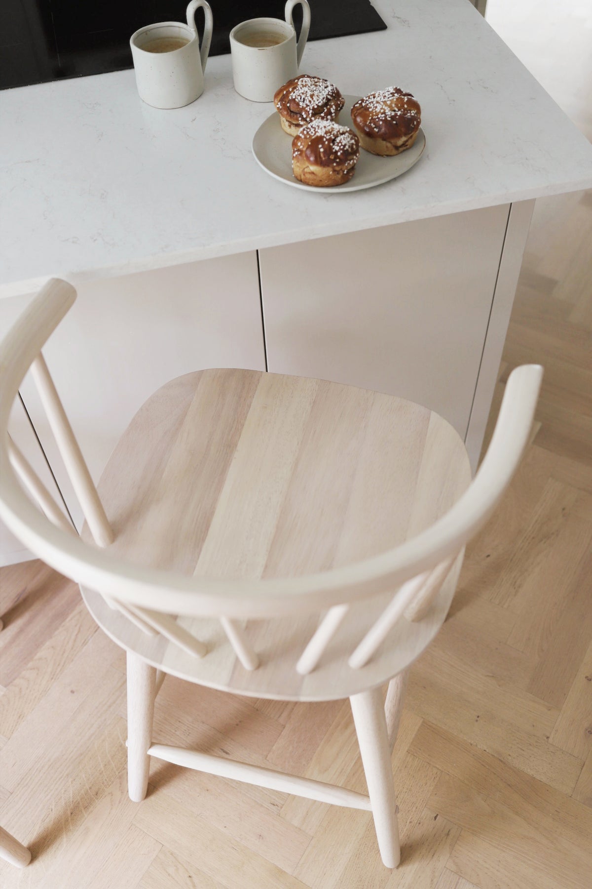CARMEN Bar Chair Set of 2 – white wash – 3
