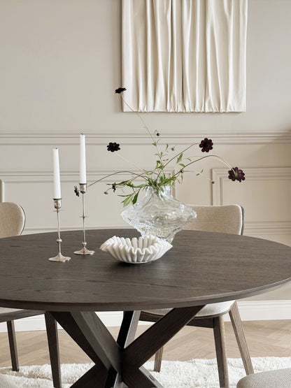 CALVERTON Round Brown Table Ø120 CM – Default Title – 3