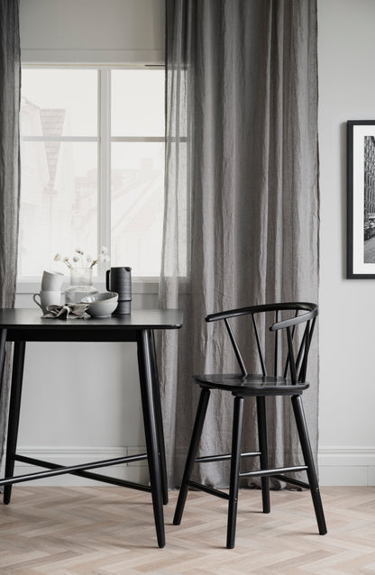 CARMEN Bar Chair Set of 2 – black – 5