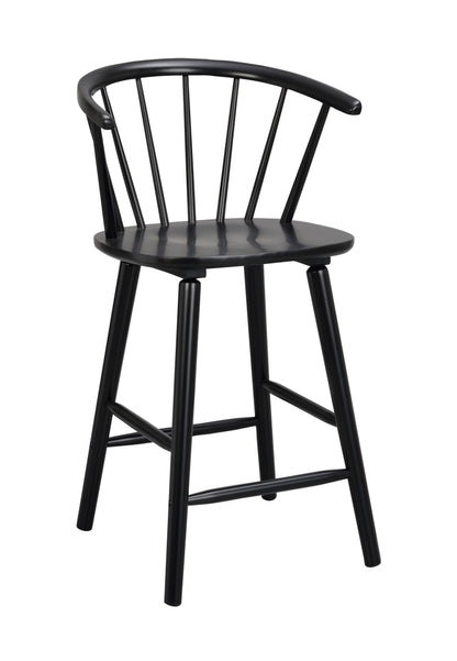 CARMEN Bar Chair Set of 2 – black – 7