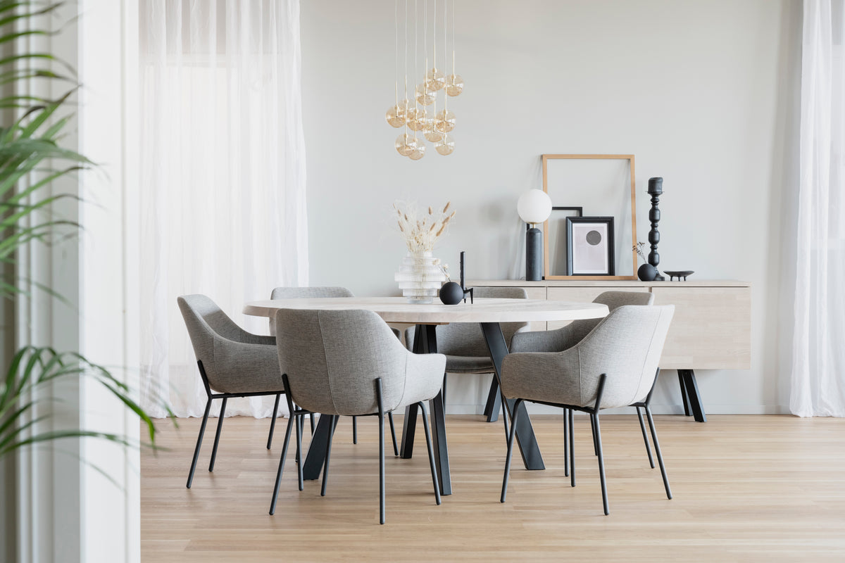FRED Round Oak Dining Table 160CM – Default Title – 9