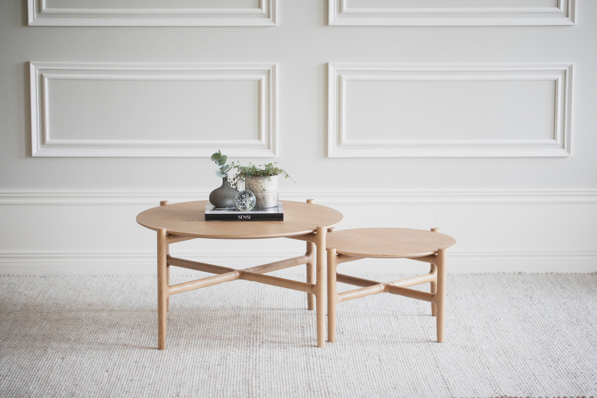 HOLTON Round Coffee Table Ø62 CM & Ø87 CM – Small – Ø62 cm – 3