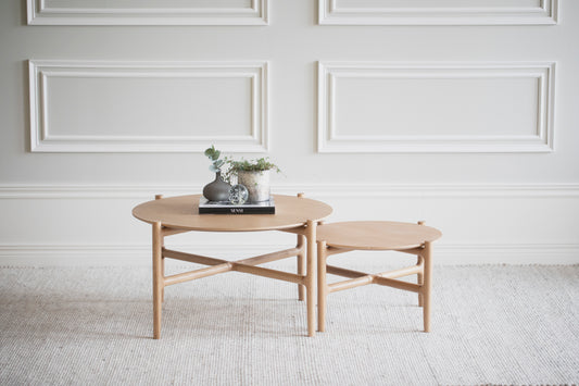 HOLTON Round Coffee Table Ø62 CM & Ø87 CM – Small – Ø62 cm – 3