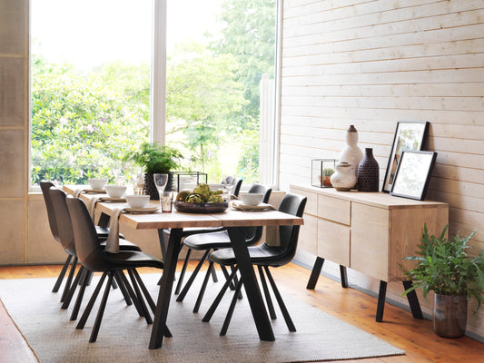 AUBURN Set of 2 Chairs – Black – 3