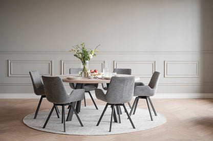 FRED Round Oak Dining Table 160CM – Default Title – 3