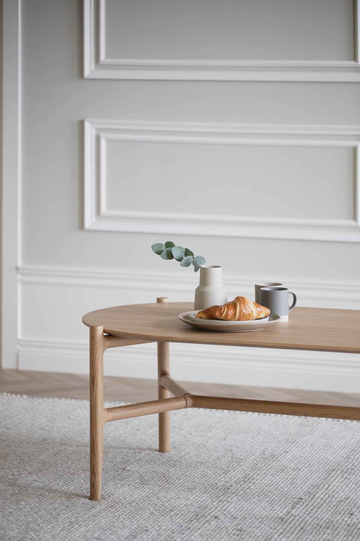HOLTON Oak Oval Coffee Table 130CM – Default Title – 2
