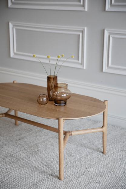 HOLTON Oak Oval Coffee Table 130CM – Default Title – 4