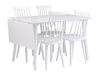 LOTTA Drop-Leaf Dining Table 80 CM & 120 CM – Large – 120 x 80 cm – 7