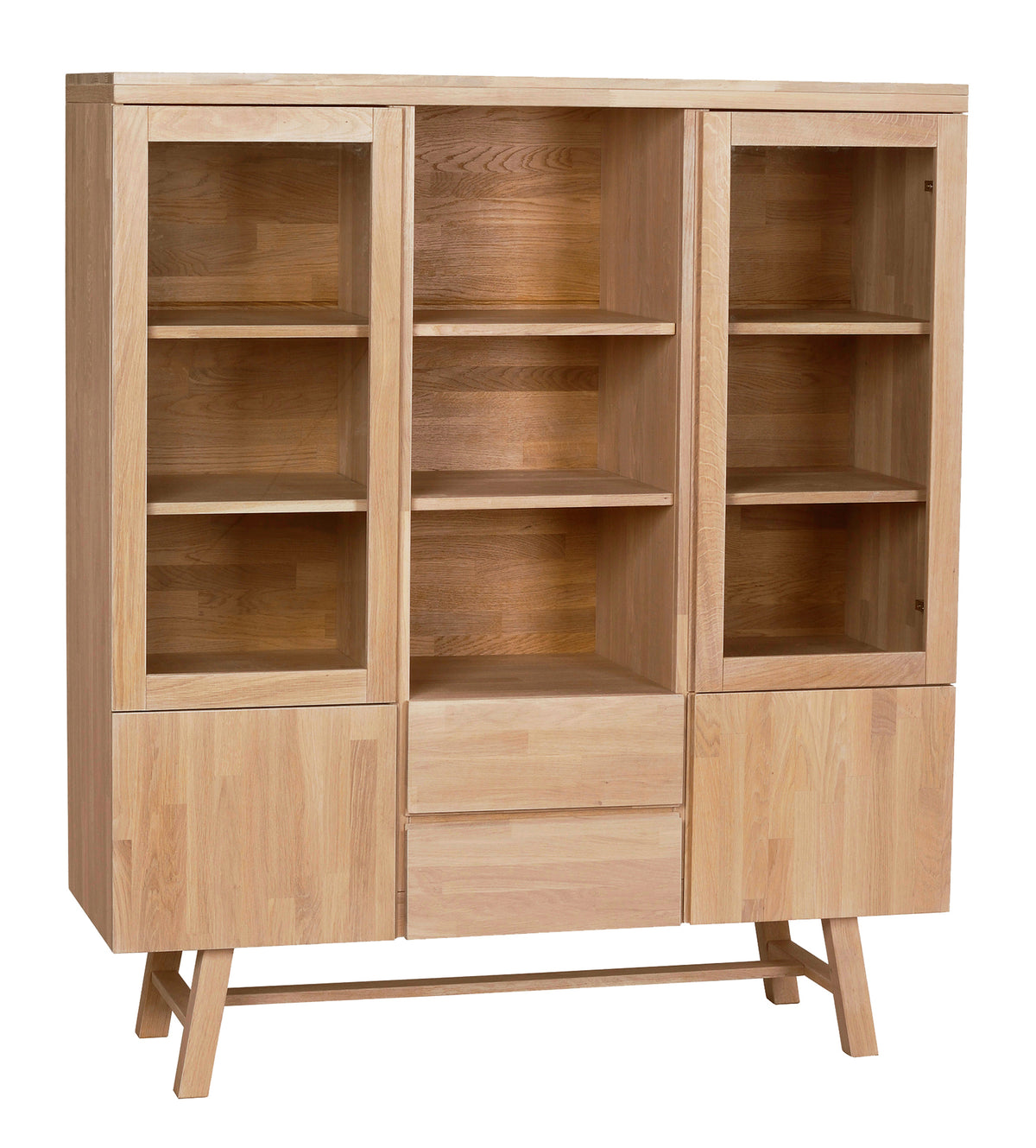 BROOKLYN Oak Vitrine 130 CM – Oak – 5