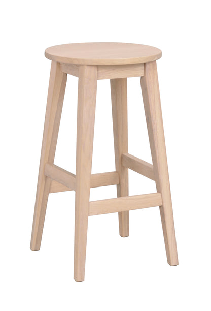 AUSTIN Set of 2 Bar Chairs – white wash oak – 6