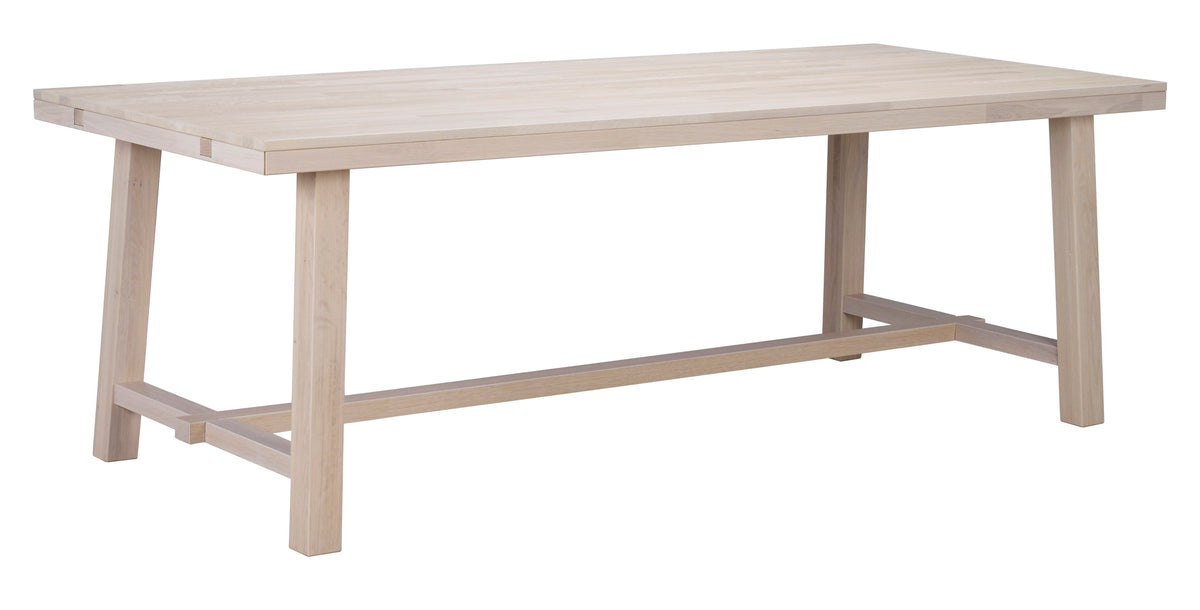 BROOKLYN Whitewashed Oak Dining Table 220/320CM – Dining table – 6