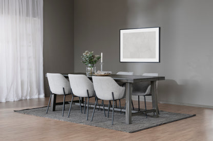 BROOKLYN Dark Brown Oak Dining Table 220/320CM – Dining table – 7