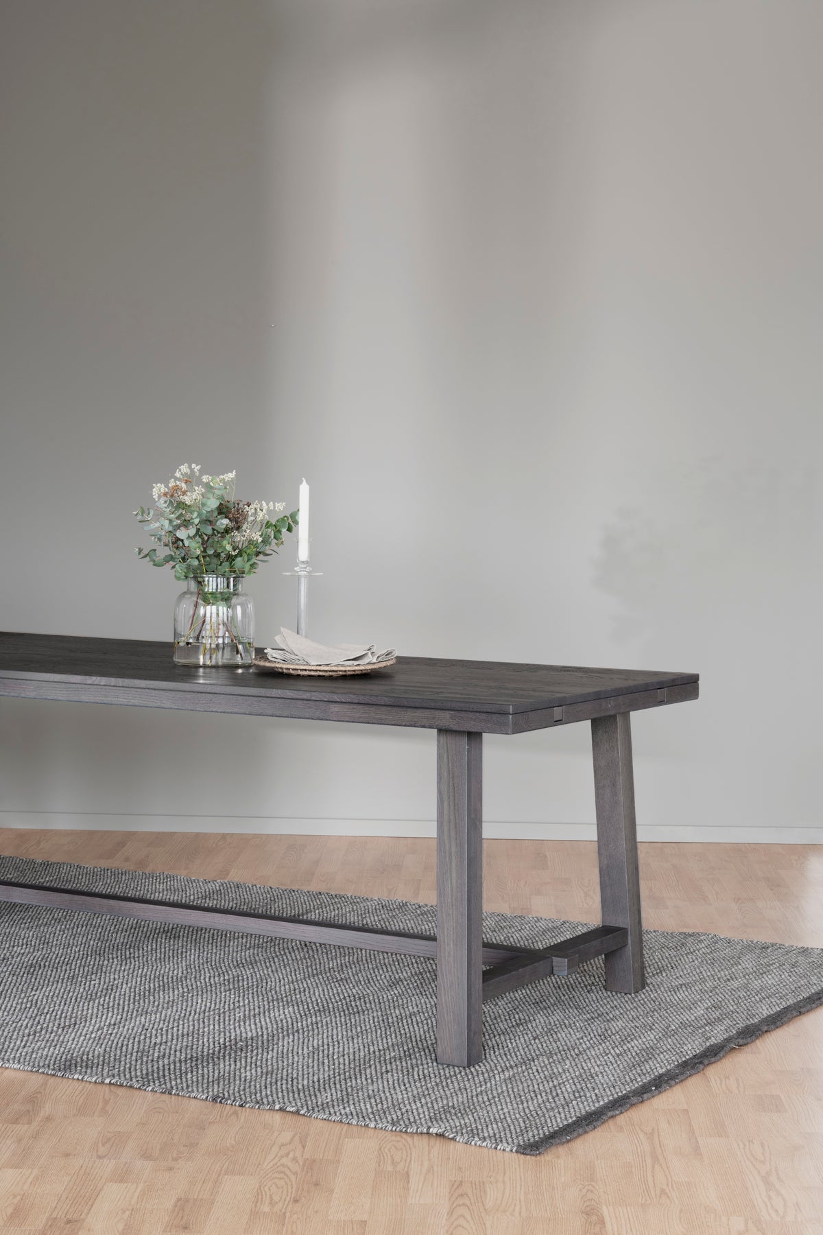 BROOKLYN Dark Brown Oak Dining Table 220/320CM – Dining table – 6