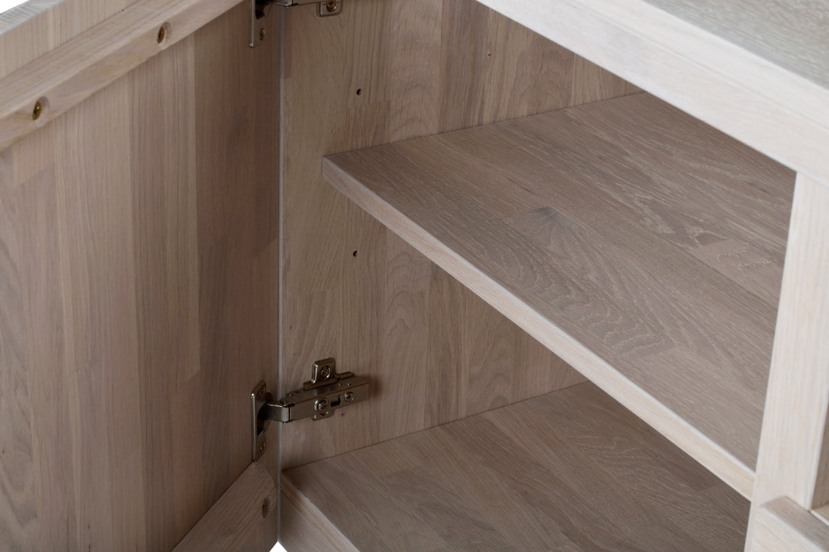 BROOKLYN Sideboard 160CM – Whitewashed – detail