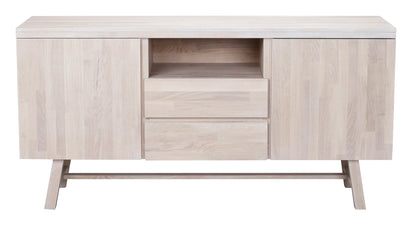 BROOKLYN Sideboard 160CM – Whitewashed – front