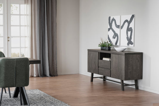BROOKLYN Sideboard 160CM – Brushed Dark Stained – dining room setting