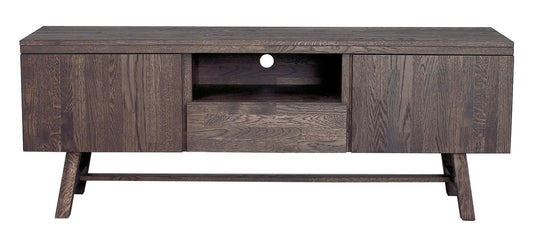 BROOKLYN Oak TV Unit 160CM – Dark brown – 1