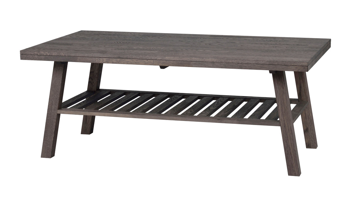 BROOKLYN Coffee Table 130CM – Brown solid brushed stained – 4