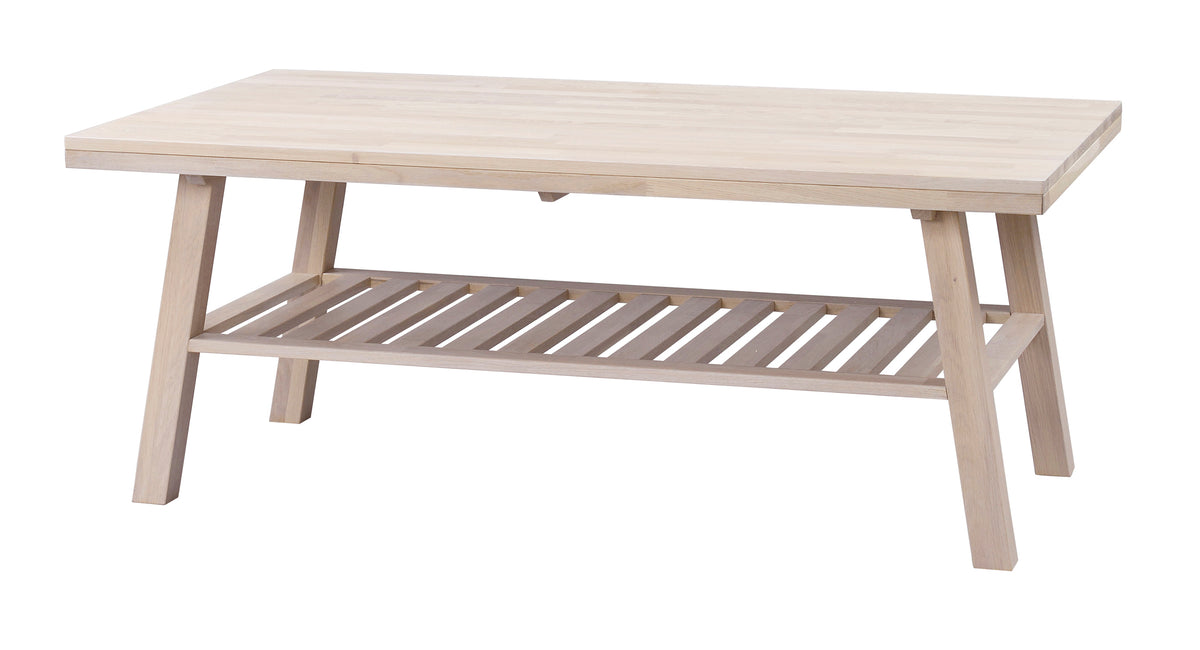 BROOKLYN Coffee Table 130CM – Whitewashed solid whitewashed – 6