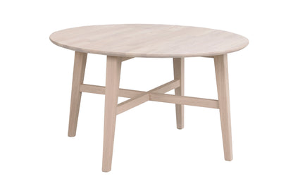 FILIPPA Round Coffee Table 90CM – Whitewashed Oak – 4