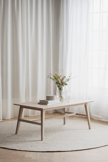 FILIPPA Coffee Table 130CM – Whitewashed Oak – 2